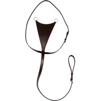 Produktbild von Premier Equine Martingale mit Latz Rosello aus Leder in Braun für Vollblut/VB