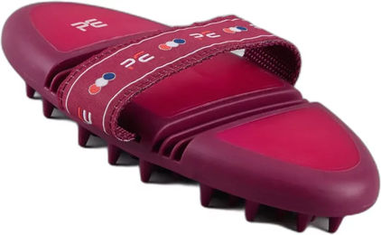 Produktbild von Premier Equine Massagebürste für Pferde aus Gummi in Rot
