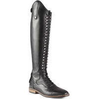 Produktbild von Premier Equine Maurizia Leder-Schnür-Reitstiefel für Damen in Schwarz Größe 37 EU