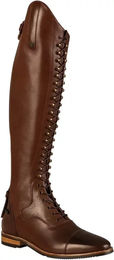 Premier Equine Maurizia Reitstiefel aus Leder für Damen mit Schnürung Braun Größe 41 Regular – Bild 1 von 3