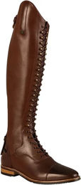 Produktbild von Premier Equine Maurizia Reitstiefel aus Leder mit Schnürung für Damen in Braun Größe 39 Regular