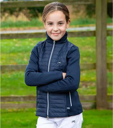 Produktbild von Premier Equine Mini Elena Daunenjacke für Mädchen Blau wasserabweisend