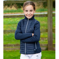 Produktbild von Premier Equine Mini Elena Daunenjacke für Mädchen in Blau wasserabweisend