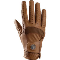 Produktbild von Premier Equine Mizar Reithandschuhe aus Leder für Damen in Braun Größe S wasserdicht