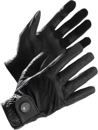 Produktbild von Premier Equine Mizar Reithandschuhe aus Leder für Damen in Schwarz Größe S wasserdicht