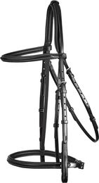 Premier Equine Mossimo Trense aus Leder in Schwarz – Bild 1 von 1