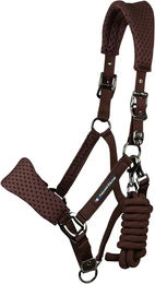Produktbild von Premier Equine Necto 3D Nylonhalfter für Pferde in Braun