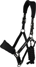 Produktbild von Premier Equine Necto 3D Nylonhalfter für Ponys in Schwarz
