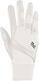 Premier Equine Nexa Riding Reithandschuhe aus Leder und Kunstleder Weiß Größe S Unisex – Bild 1 von 1