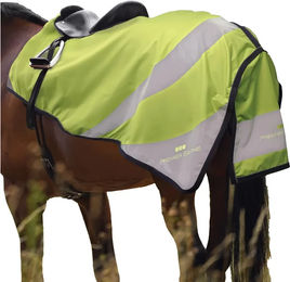 Premier Equine Nierendecke für Pferde Gelb aus Polyester Größe M mit Reflektoren – Bild 1 von 1