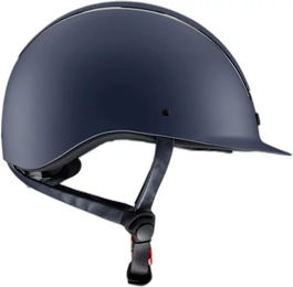 Produktbild von Premier Equine Odyssey Reithelm für Damen in Blau mit PAS 015 2011 und VG1 01.040 2014-12 Zertifizierung Größe 52/54 cm