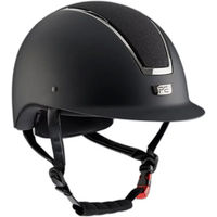 Produktbild von Premier Equine Odyssey Reithelm für Damen in Schwarz mit PAS 015 und VG1 Zertifizierung