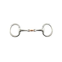 Produktbild von Premier Equine Olive Gebiss doppelt gebrochene Raute aus Kupfer Eggbutt für Pferde