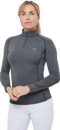 Produktbild von Premier Equine Ombretta Reitshirt für Damen in Grau Größe 44 für den Sommer