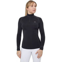 Produktbild von Premier Equine Ombretta Reitshirt für Damen in Schwarz Größe 44 Sommer-Reitshirt