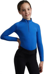 Produktbild von Premier Equine Ombretta Reitshirt für Kinder Sommer Blau 11/12 Jahre