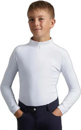 Produktbild von Premier Equine Ombretta Reitshirt für Kinder Sommer Weiß 11/12 Jahre