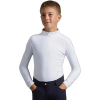 Produktbild von Premier Equine Ombretta Reitshirt für Kinder Sommer Weiß 5/6 Jahre