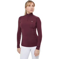 Produktbild von Premier Equine Ombretta Technisches Reitshirt für Damen in Weinrot
