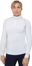 Premier Equine Ombretta Technisches Reitshirt für Damen in Weiß für den Sommer – Bild 1 von 7