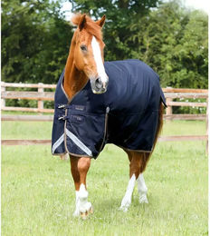Premier Equine Outdoor-Decke für Pferde Titan Blau 206 cm - 100 g – Bild 1 von 5
