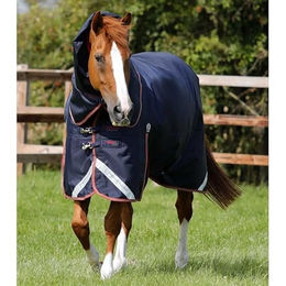 Premier Equine Outdoor-Decke für Pferde Titan Trio Complete mit Nackenrolle Blau 175 cm – Bild 1 von 3