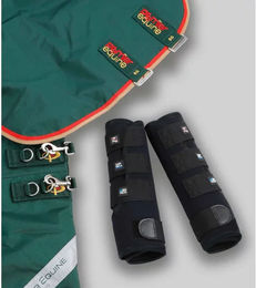 Premier Equine Outdoor-Vorderbeingamaschen aus Neopren in Schwarz Grösse M – Bild 1 von 2