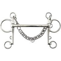 Produktbild von Premier Equine Pelham Gebiss aus Edelstahl in Silber