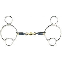 Produktbild von Premier Equine Pessoa-Gebiss für doppelt gebrochene Pferde aus Metall