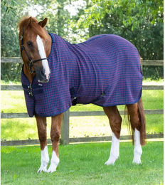 Produktbild von Premier Equine Pferdedecke 3D Waffle Cooler Blau