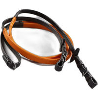 Produktbild von Premier Equine Pferdezügel aus Gummi in Braun oder Orange