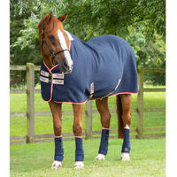 Produktbild von Premier Equine Premtex Abschwitzdecke aus Wolle für Pferde Blau 168 cm