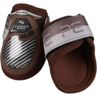 Produktbild von Premier Equine Pro Fetlock Lite Gamaschen aus Kohlefaser Braun Größe L