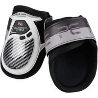 Produktbild von Premier Equine Pro Fetlock Lite Gamaschen aus Kohlefaser in Schwarz oder Weiß Größe M