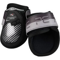 Produktbild von Premier Equine Pro Fetlock Lite Gamaschen aus Kohlefaser Schwarz Größe L