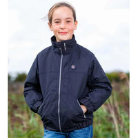 Produktbild von Premier Equine Pro Rider Wasserdichte Reitjacke für Kinder mit Teflon Beschichtung in Marineblau
