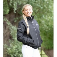 Produktbild von Premier Equine Pro Rider Wasserdichte Reitjacke für Damen und Herren Schwarz XL