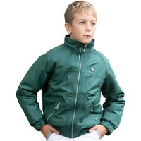 Produktbild von Premier Equine Pro Rider Wasserdichte Reitjacke für Kinder in Grün 11/12 Jahre