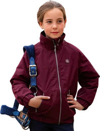 Produktbild von Premier Equine Pro Rider Wasserdichte Reitjacke für Kinder in Rot Größe 13/14 Jahre