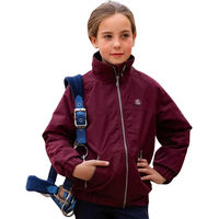 Produktbild von Premier Equine Pro Rider Wasserdichte Reitjacke für Kinder in Rot Größe 5/6 Jahre