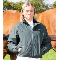 Produktbild von Premier Equine Pro Rider Wasserdichte Unisex Reitjacke für Winter Grau Größe S