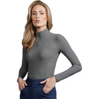 Produktbild von Premier Equine Prospero Reitshirt Damen Langarm Grau