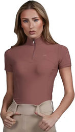 Premier Equine Prospero Reitshirt für Damen in Braun aus Stoff für den Sommer – Bild 1 von 1