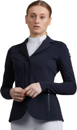 Produktbild von Premier Equine Quarto Wettkampfjacke Damen Blau