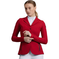 Produktbild von Premier Equine Quarto Wettkampfjacke Damen Rot Größe 38