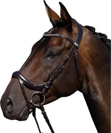 Produktbild von Premier Equine Reiterbraut Palazzo Trense aus Leder in Braun Größe XFull