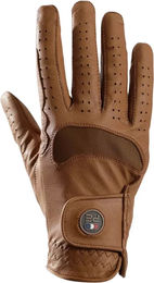Premier Equine Reithandschuhe Mizar aus Leder für Damen in Braun XXL wasserdicht – Bild 1 von 6