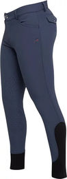Premier Equine Reithose Emilio mit Grip für Herren in Blau – Bild 1 von 5