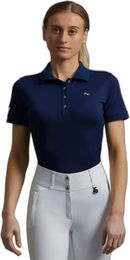 Produktbild von Premier Equine Reitpolo Damen aus Baumwolle Blau Größe 42
