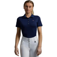 Produktbild von Premier Equine Reitpolo Damen aus Baumwolle Blau Größe 44